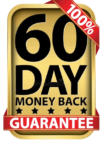 Money back 60 days guarantee